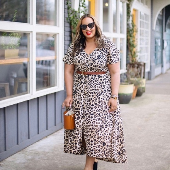 LAST CHANCE NEW Beauticurve animal print maxi - Picture 5 of 5